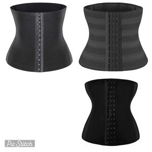 3 shein waist trainer corset black xs